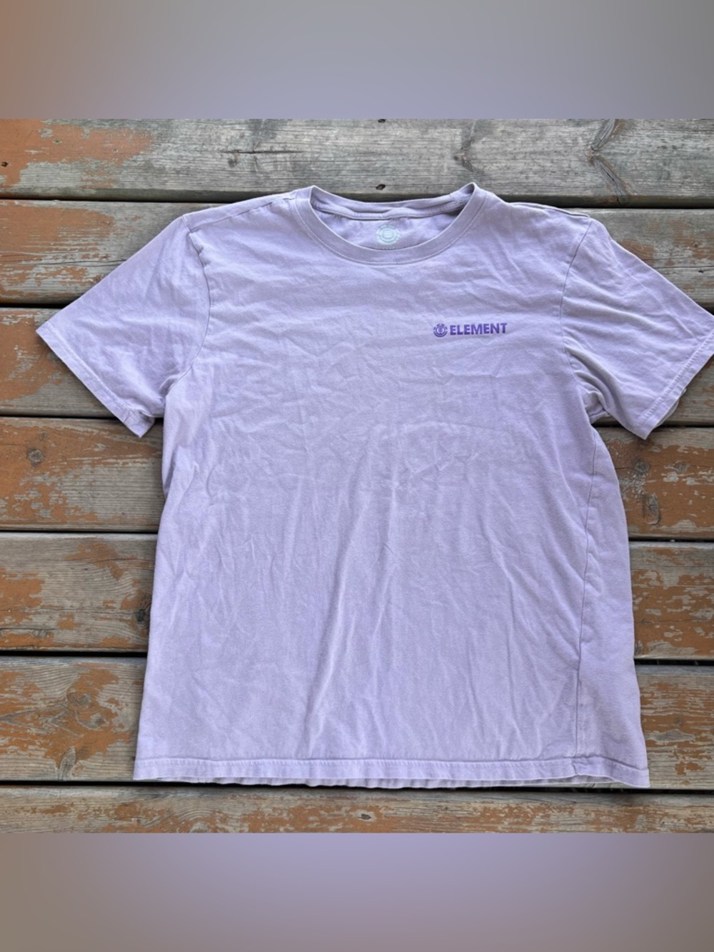 Element Lavender Basic Short Sleeve Top - Size XL